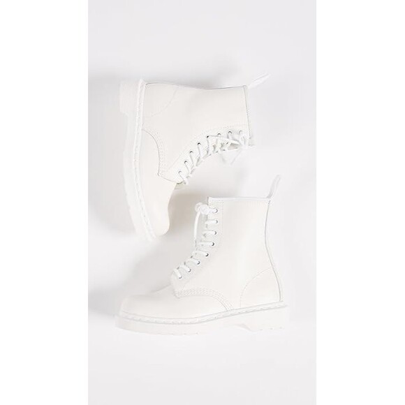 Dr. Martens, 1460 Nappa Leather 8-Eye White Boot for Men 7 & Women 8 - Picture 1 of 4